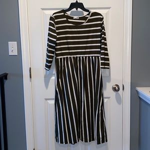 Naggoo XL empire waist t-shirt dress with pockets